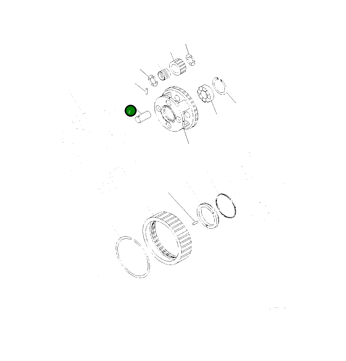 Вал 425-15-32550 Komatsu