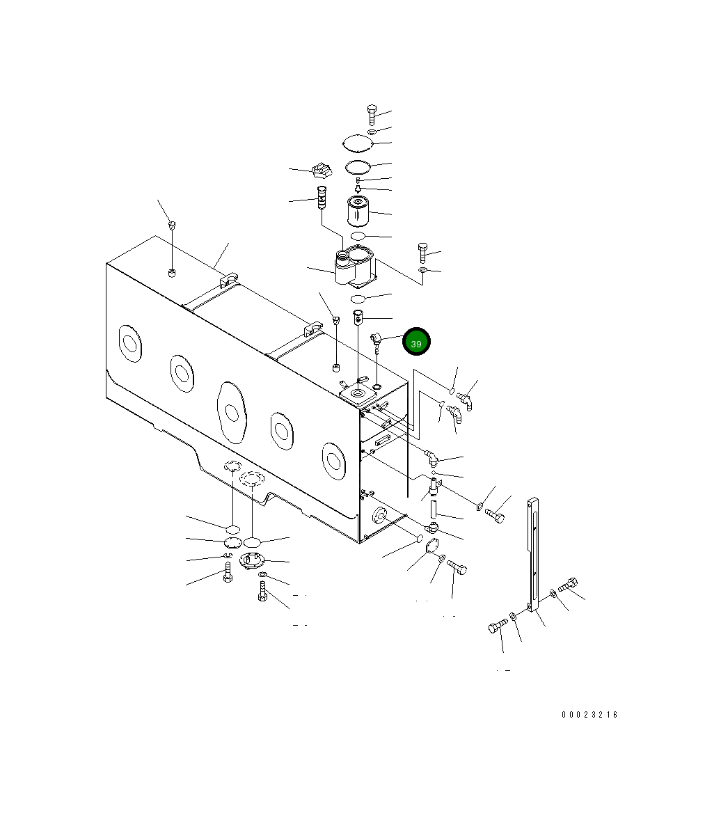 Вентиляция 21T-04-64550 Komatsu