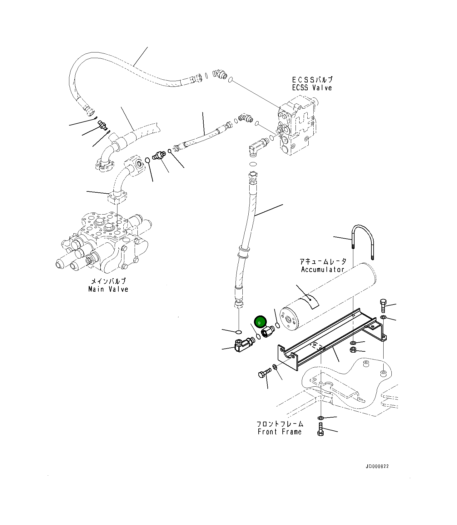 Адаптер 419-62-33871 Komatsu