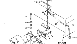 Вилка 195-54-53630 Komatsu