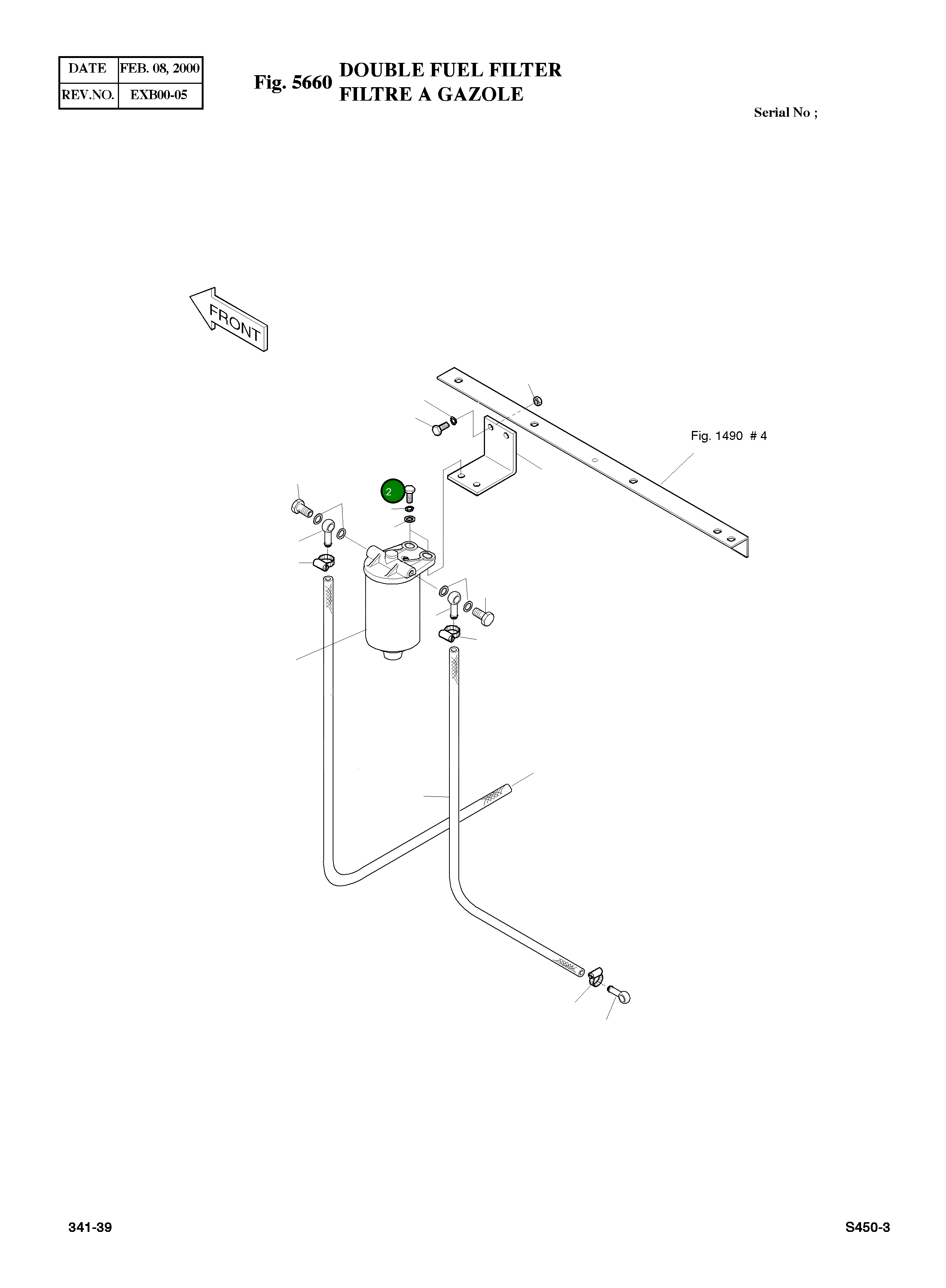 Болт M12X1.75X35 S0515353 Komatsu