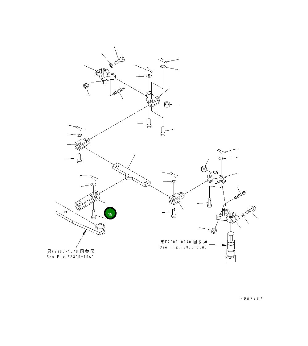 Вилка 124-43-52792 Komatsu