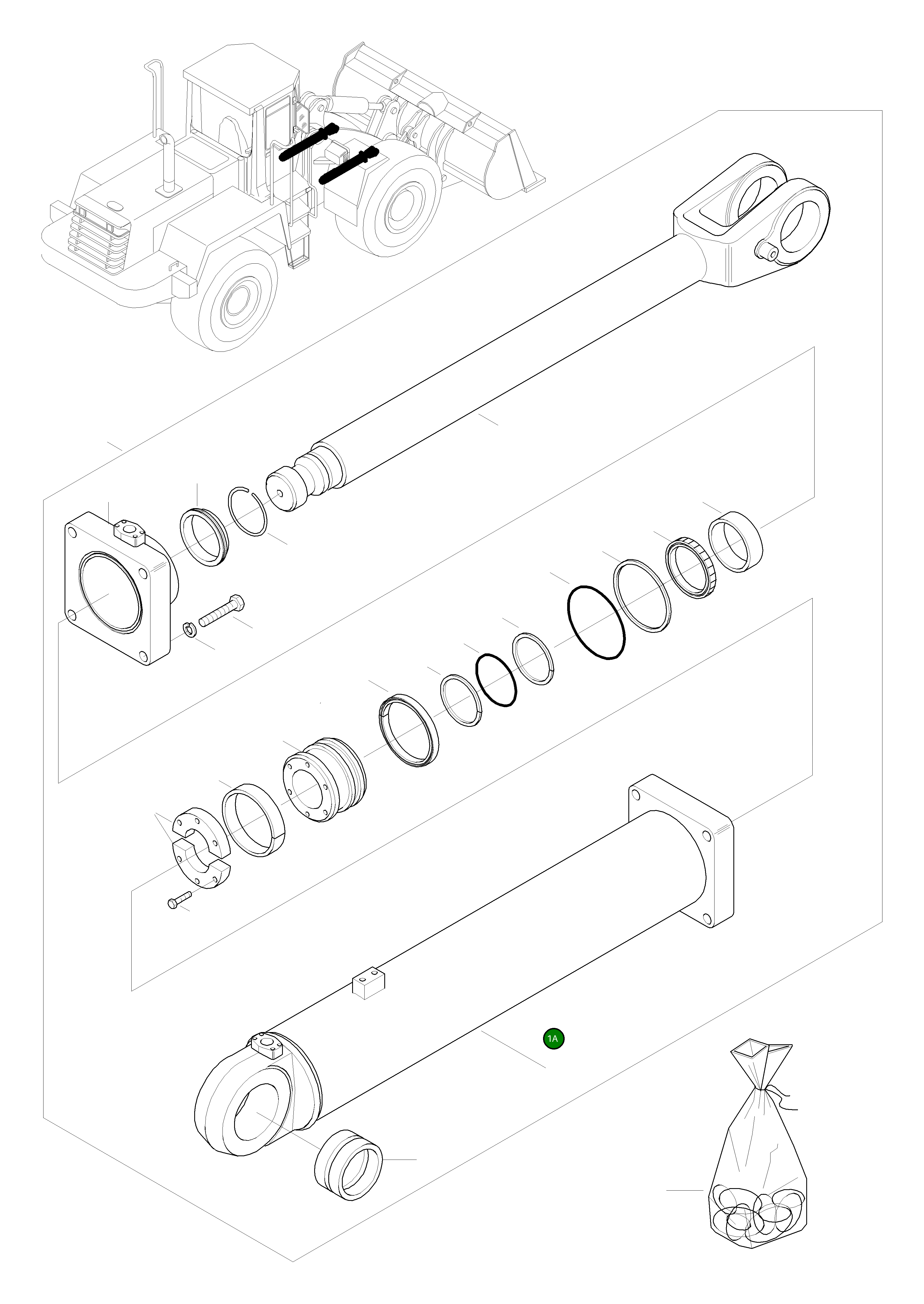 Барабан 707-13-16110 Komatsu