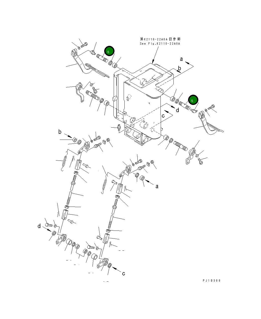 Вал 176-43-41690 Komatsu