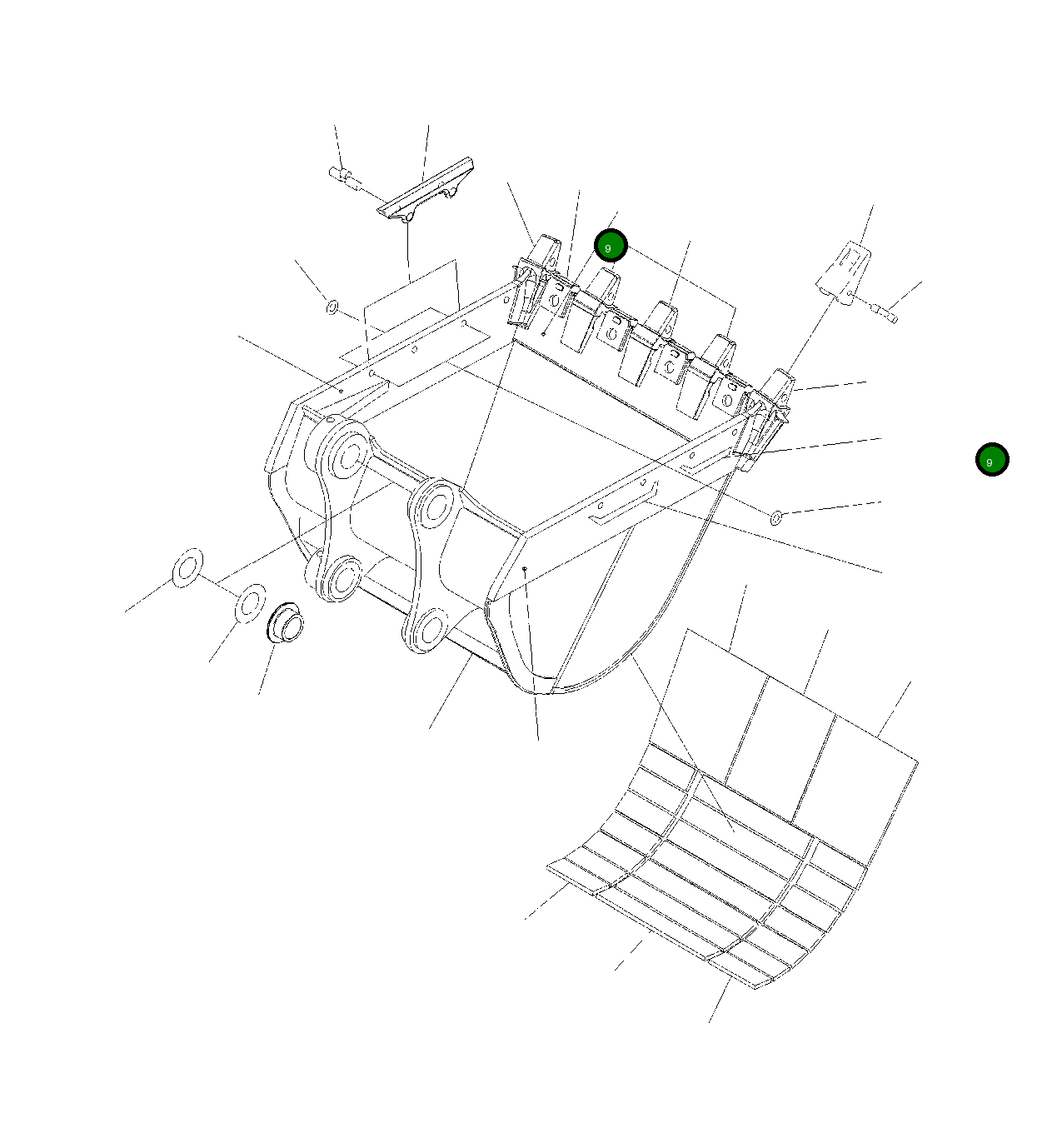 Адаптер 208-934-7180 Komatsu