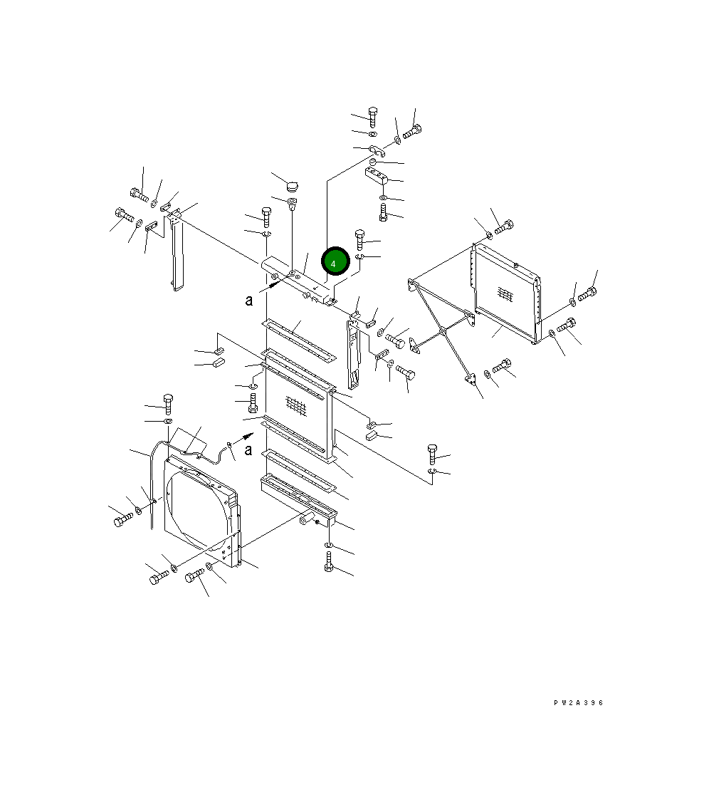 Бак 427-03-21121 Komatsu