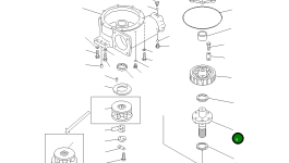 Вал 234-70-36132 Komatsu