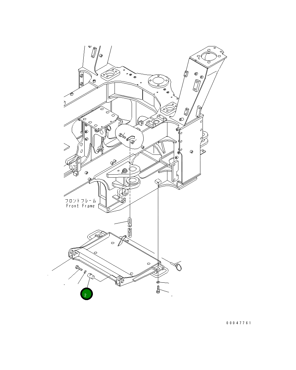 Вал 56B-54-18220 Komatsu
