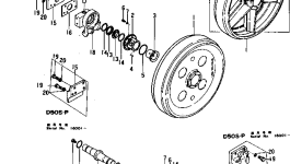 Вал D50-PF327 Komatsu