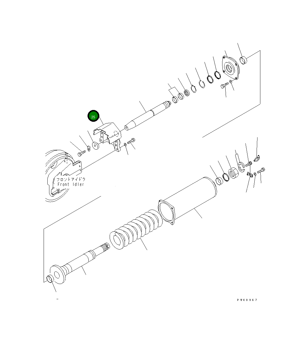 Вилка 134-30-63111 Komatsu