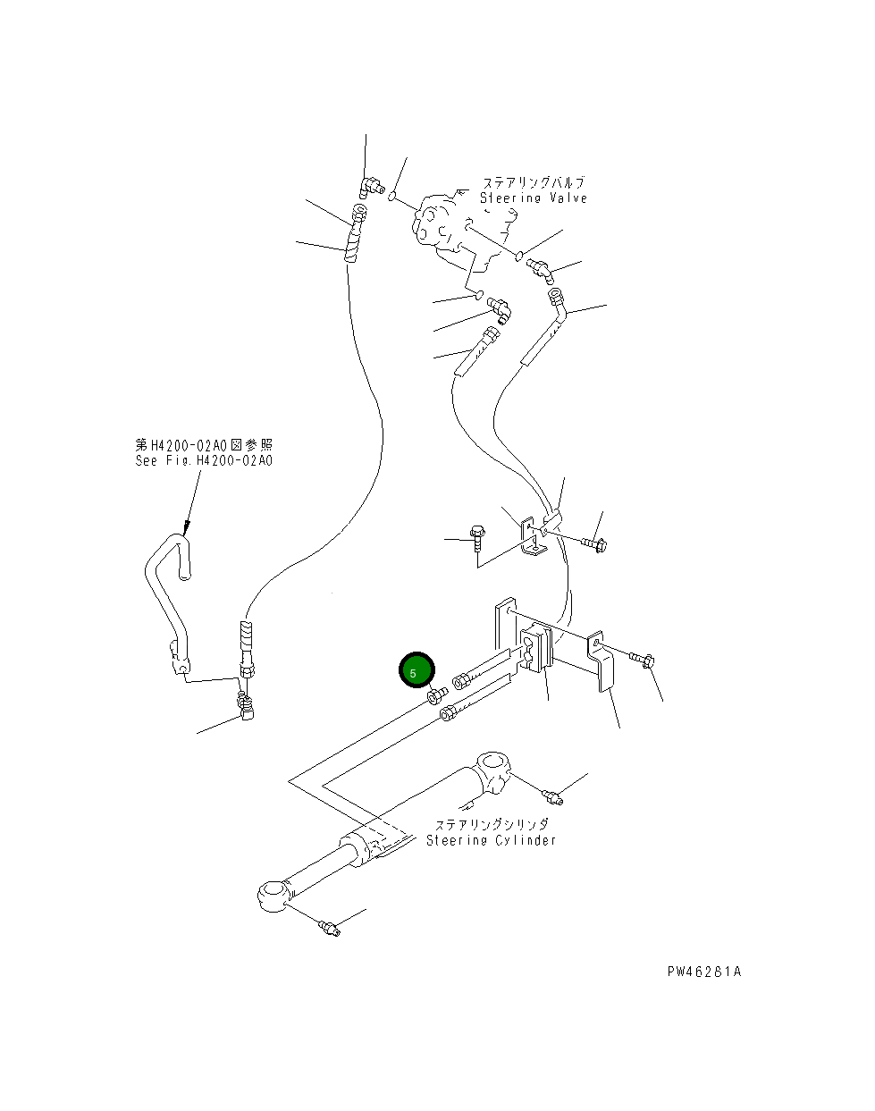 Адаптер 361-62-21130 Komatsu