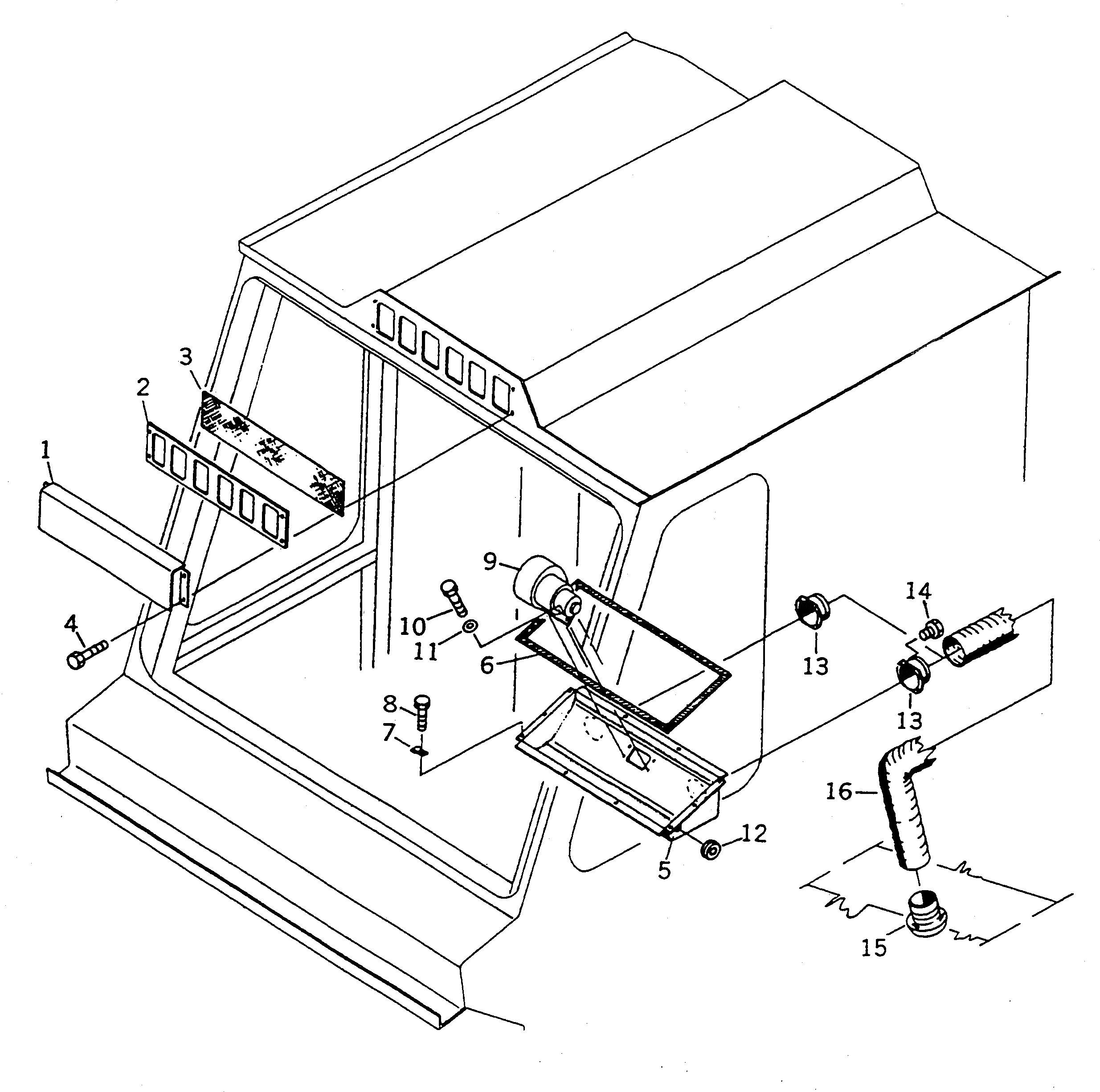 Болт,(M5X10) BW062561 Komatsu