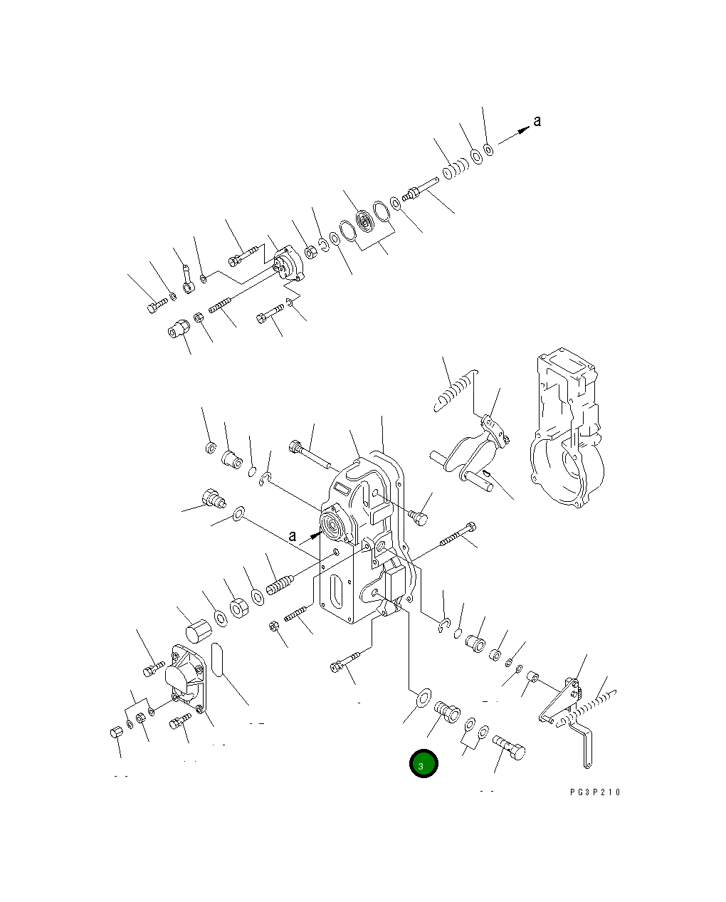 Адаптер DK154316-6600 Komatsu