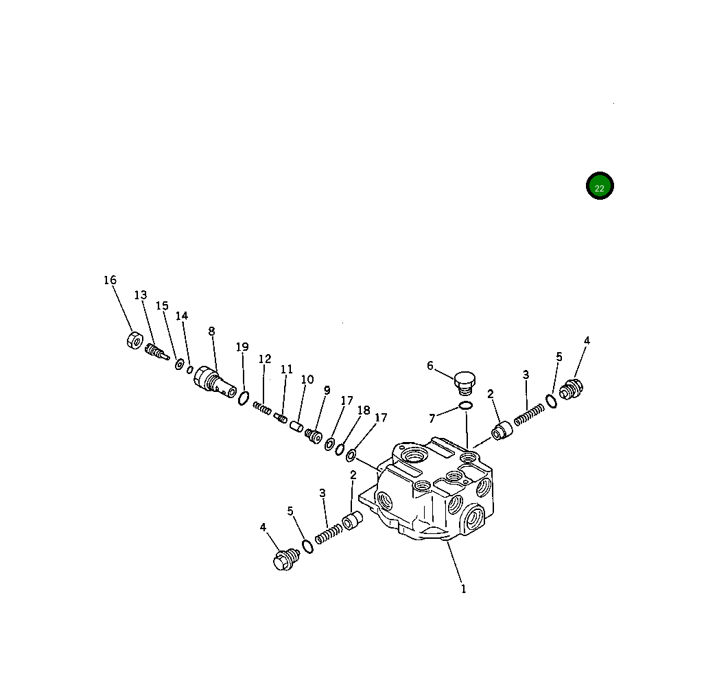 Вал 201-26-41150 Komatsu