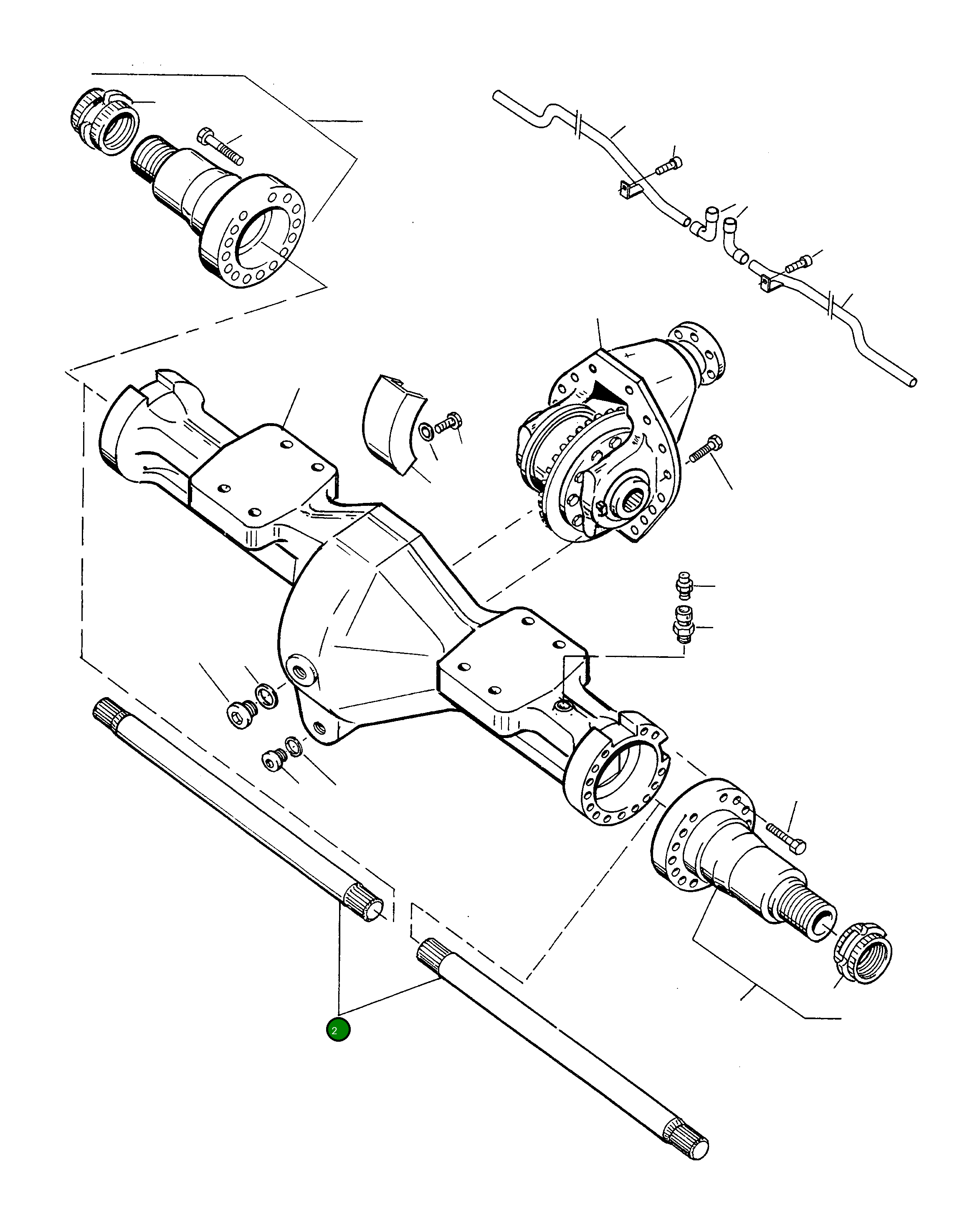 Вал 4909027M1 Komatsu