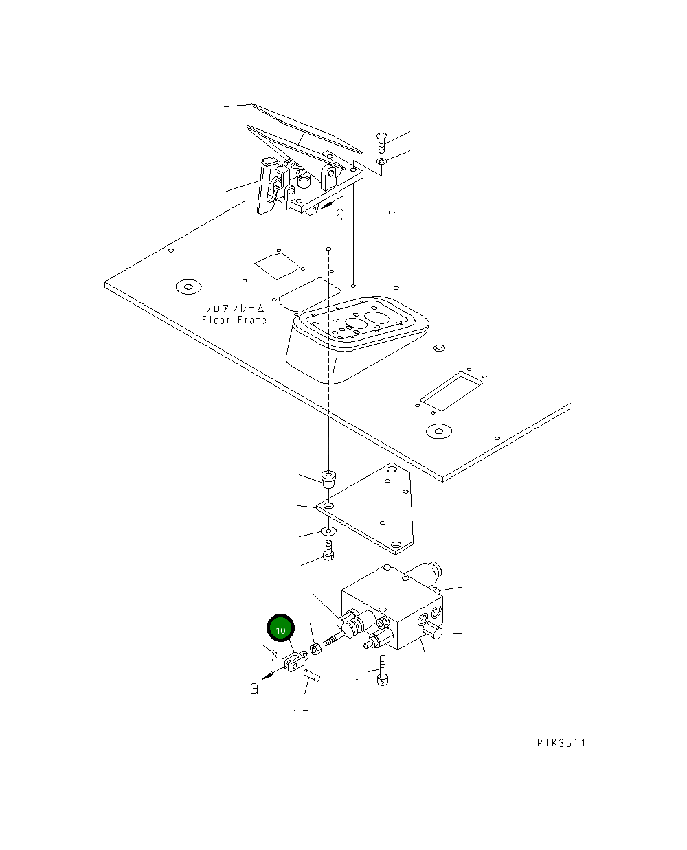 Вилка 20E-33-K1130 Komatsu
