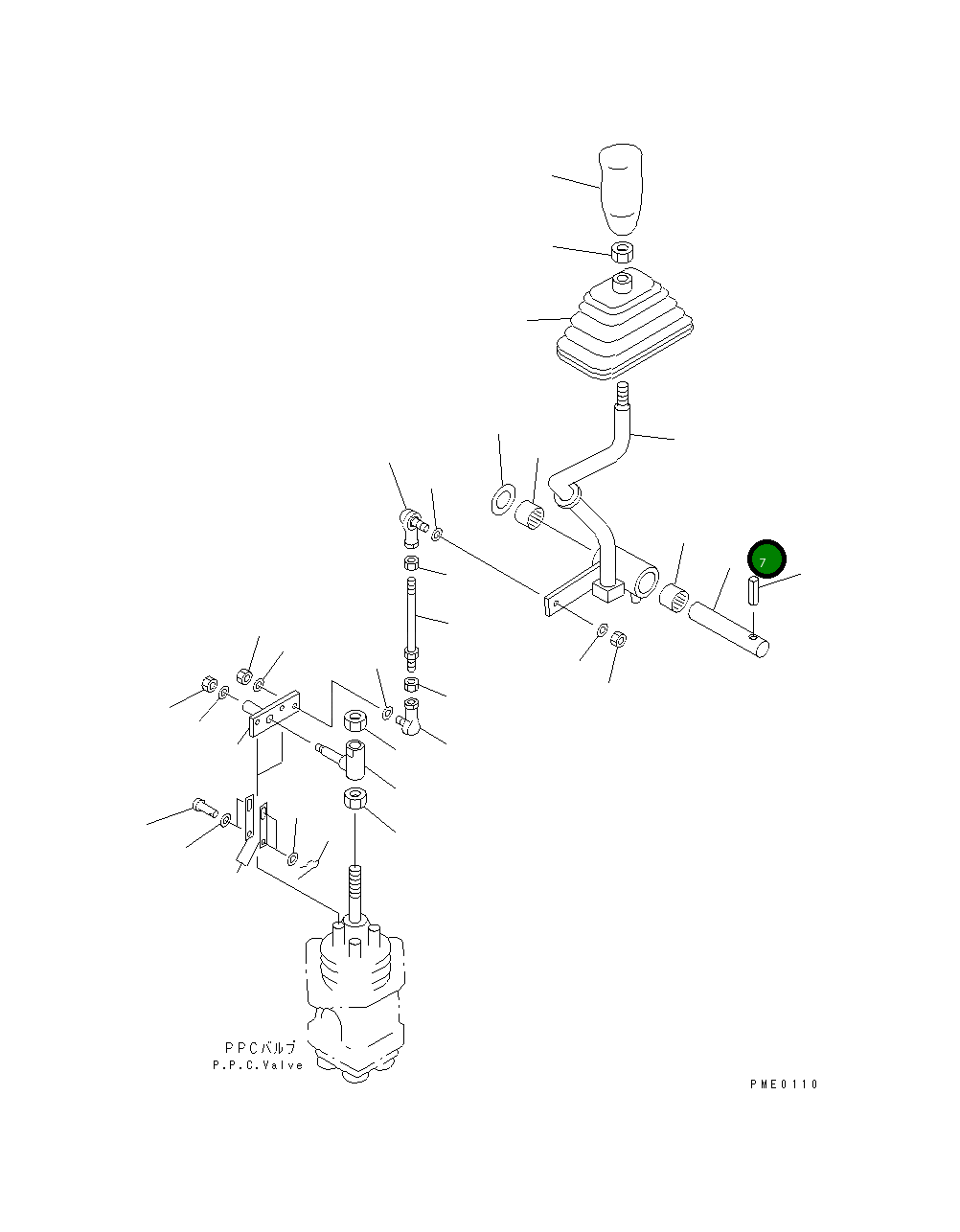 Вал 419-V89-2120 Komatsu