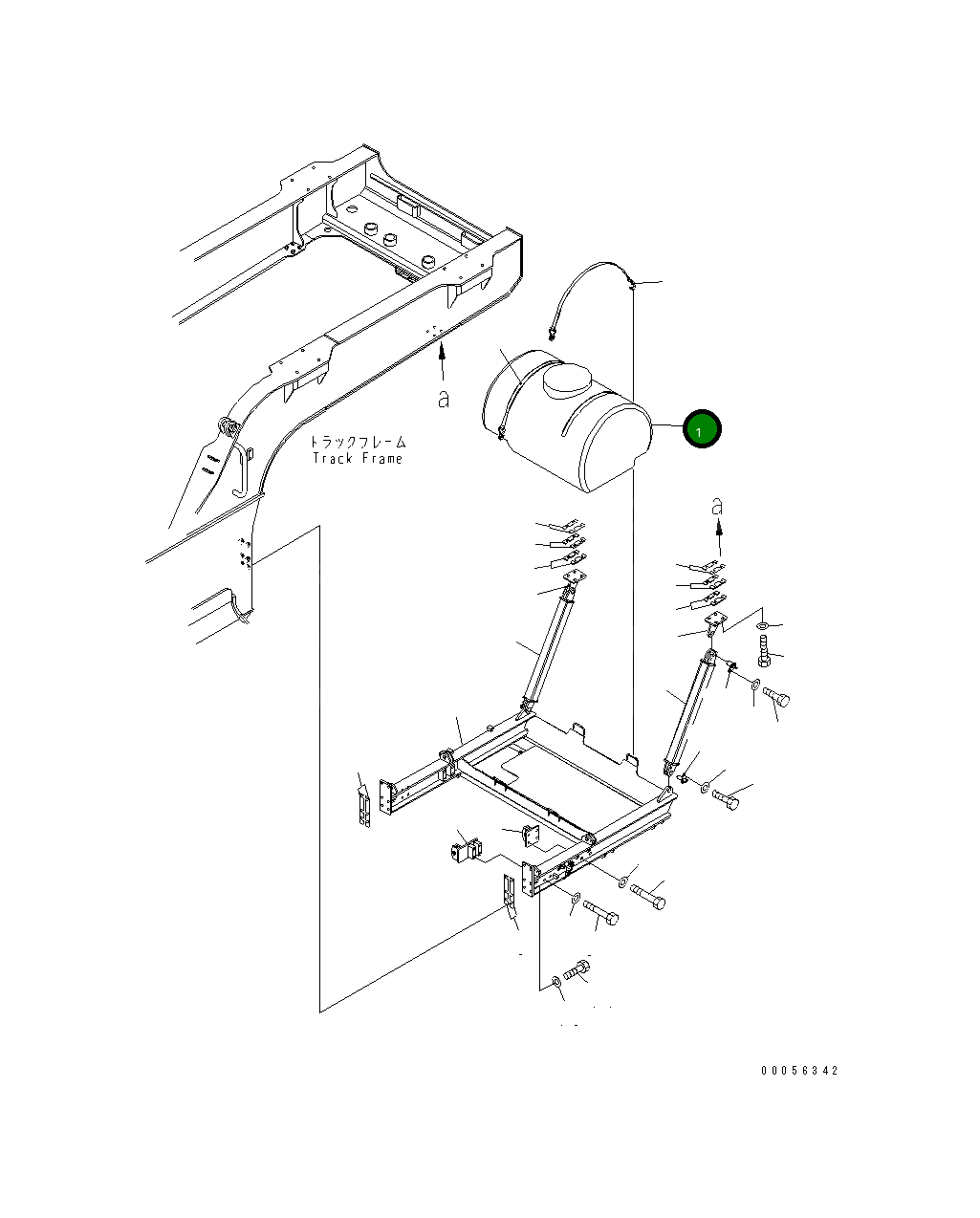 Бак 8240-79-1160 Komatsu