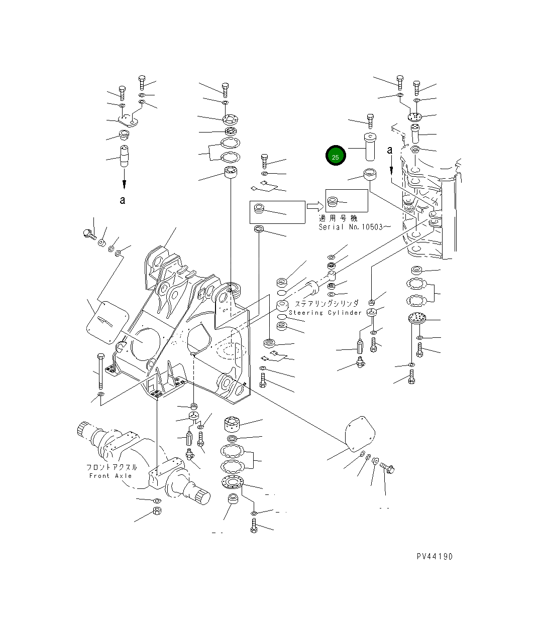 Вал 427-46-11311 Komatsu