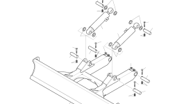 Бульдозерный отвал 608-00030C Komatsu