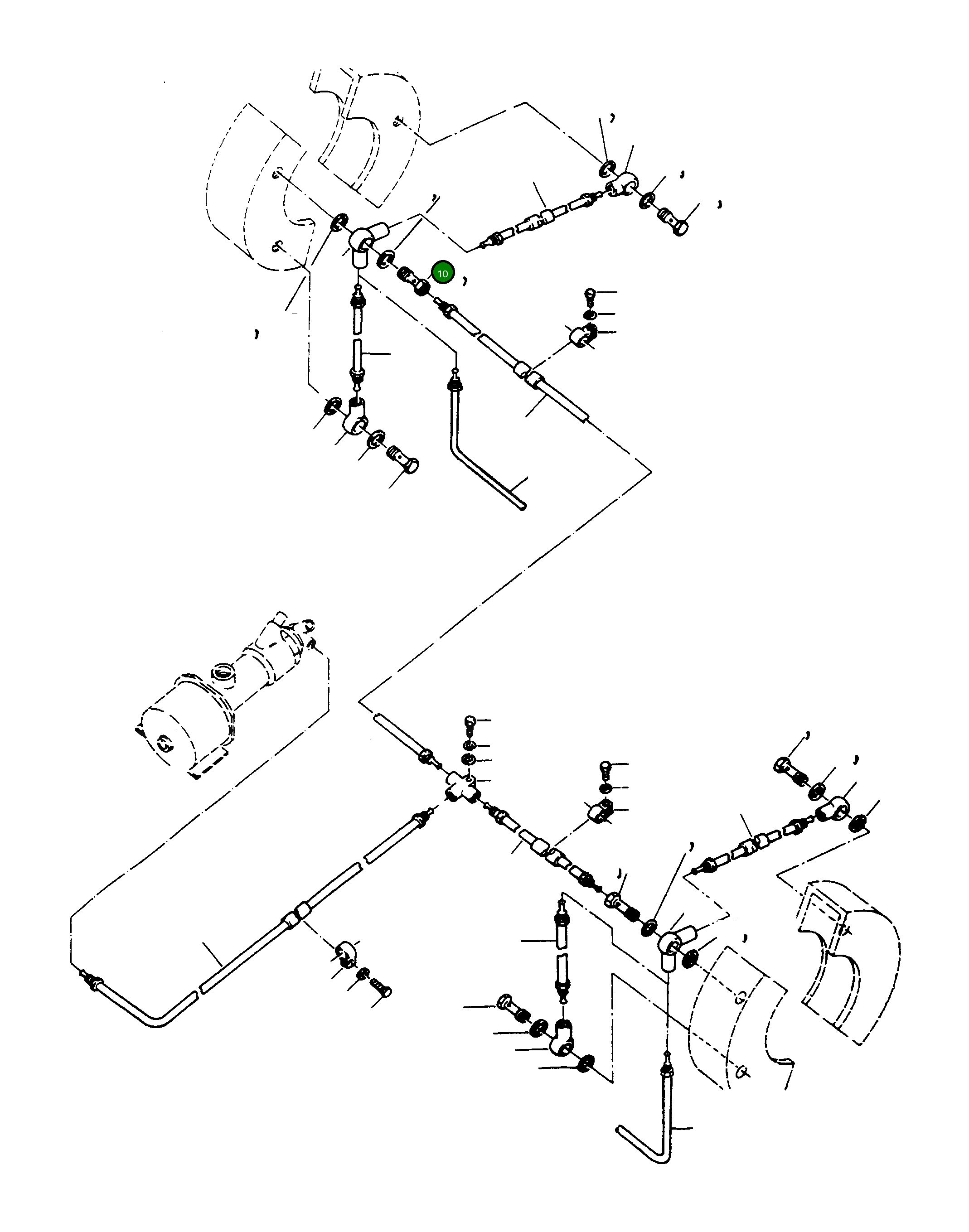 Болт-банджо 2997366M1 Komatsu