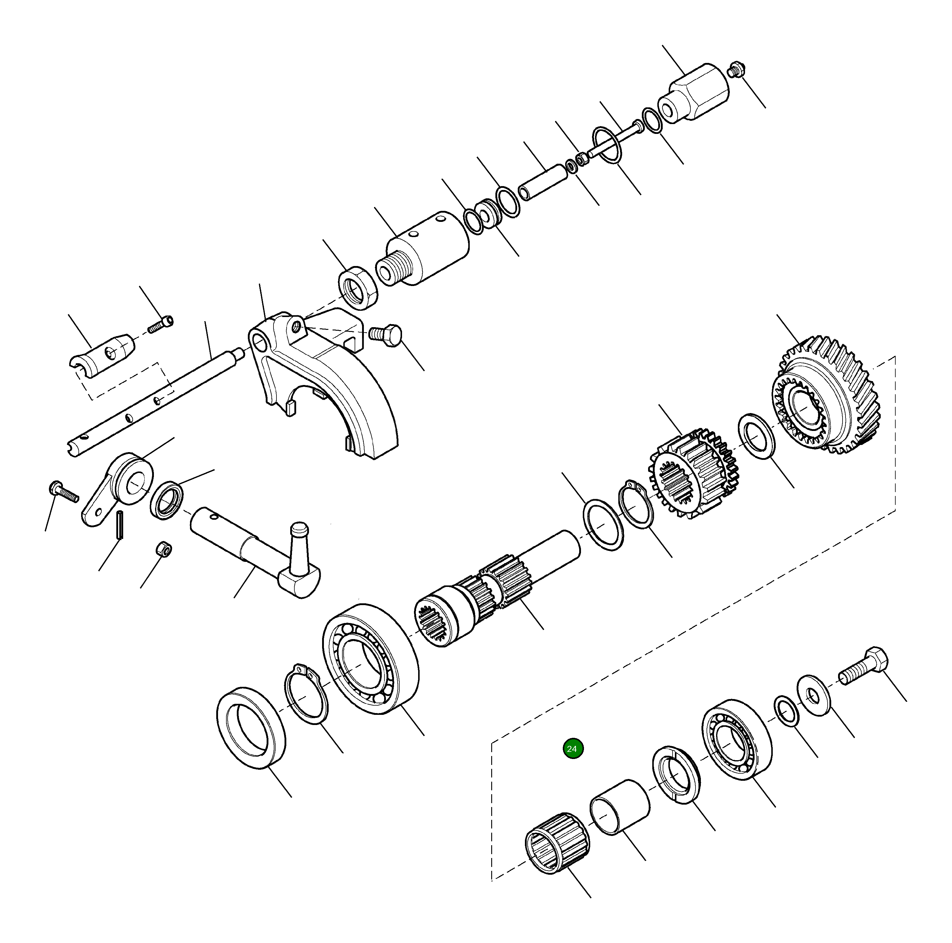 Вал CA0129825 Komatsu