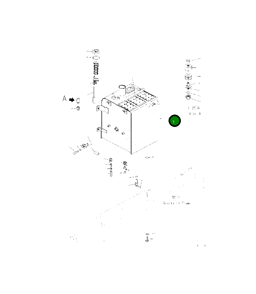 Бак 21K-04-74210 Komatsu