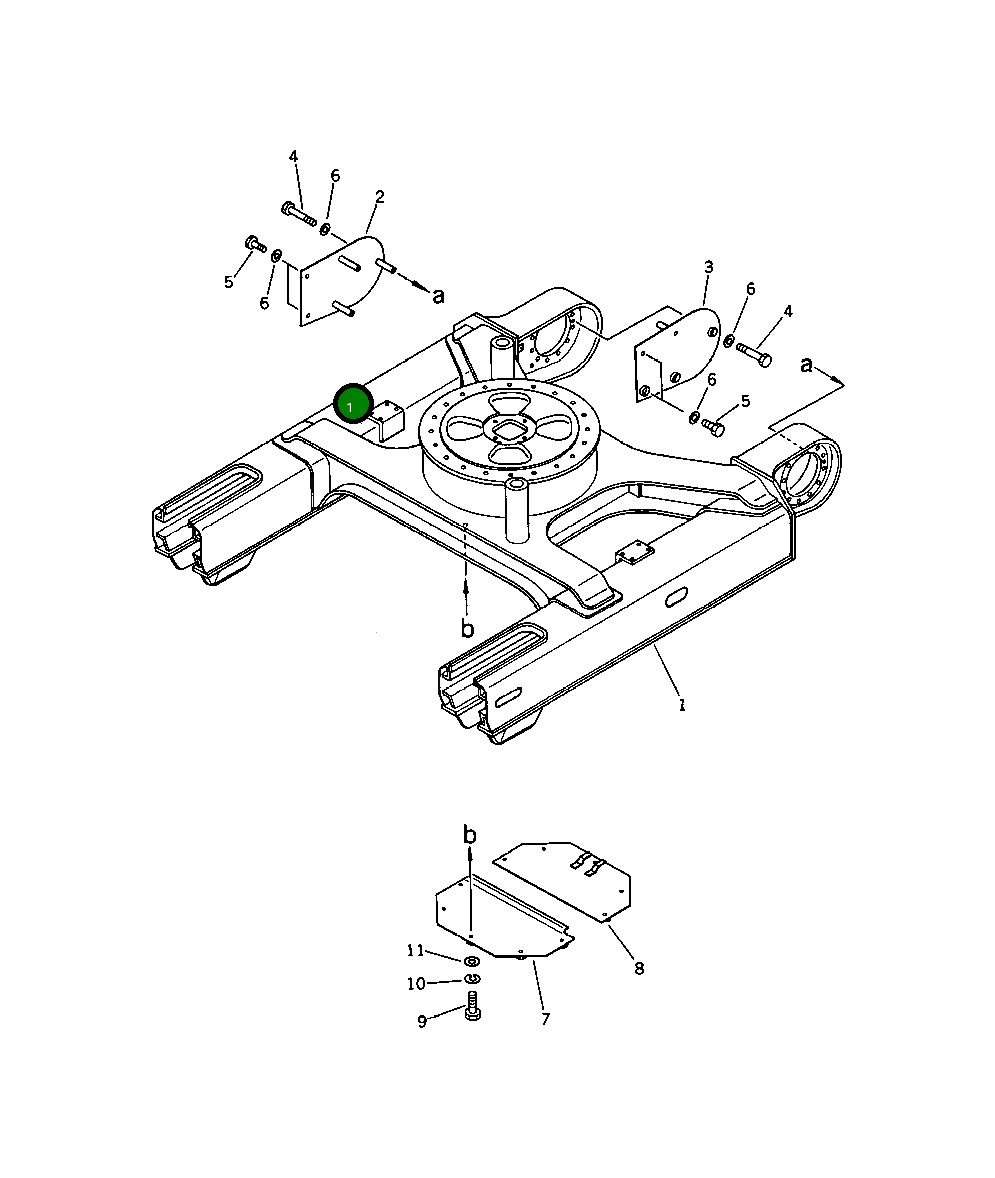 Ведущая звезда 201-27-41110 Komatsu