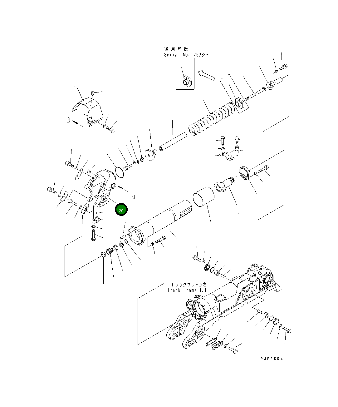 Вилка 195-30-64162 Komatsu