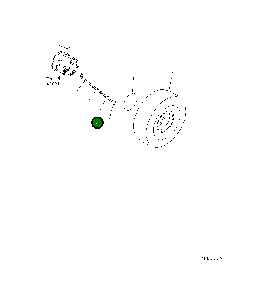 Адаптер 09825-00000 Komatsu