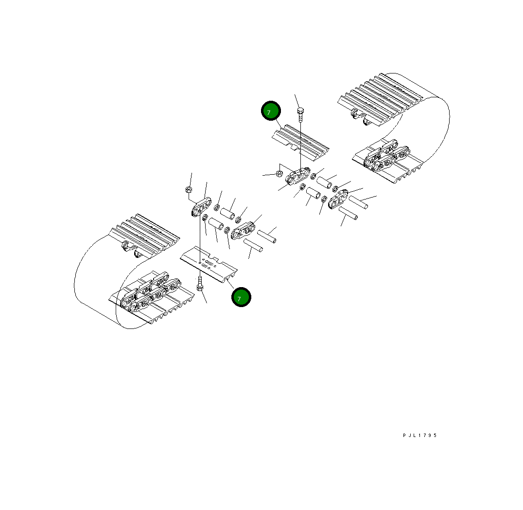 Башмак 21M-32-11240 Komatsu