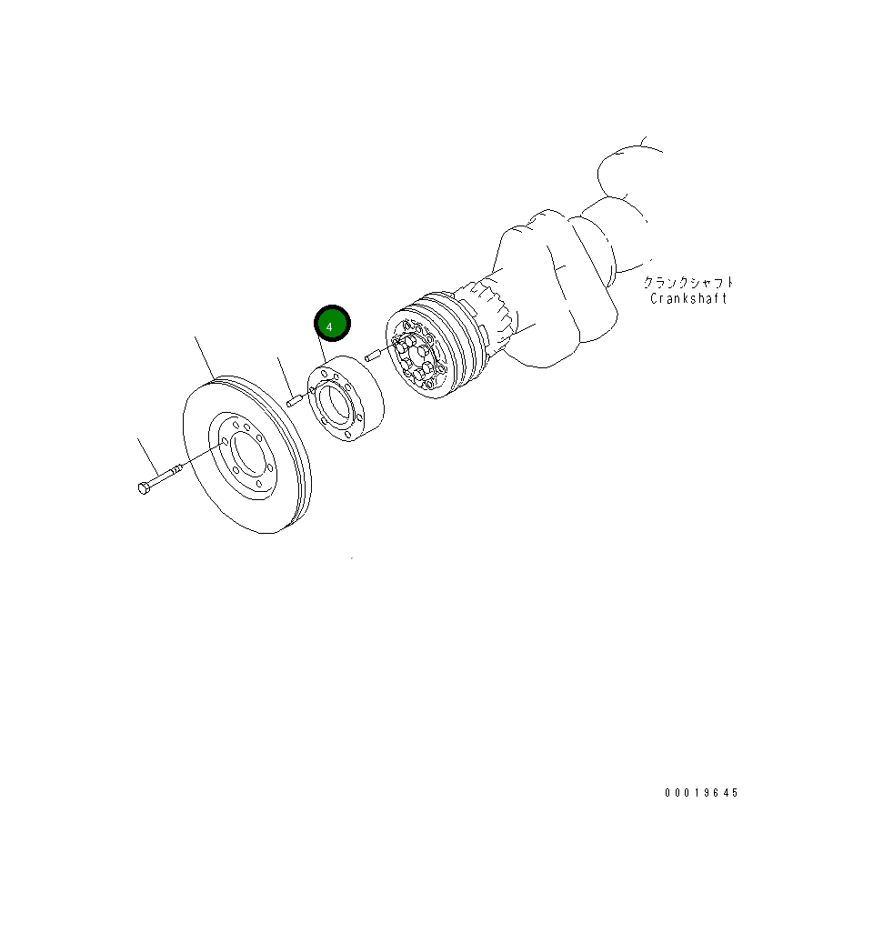 Адаптер 6156-31-1610 Komatsu