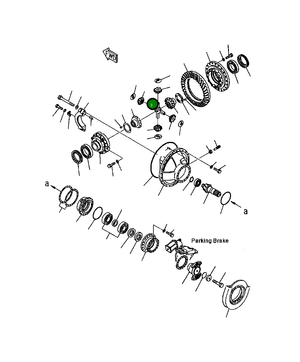 Вал 428-22-11410 Komatsu
