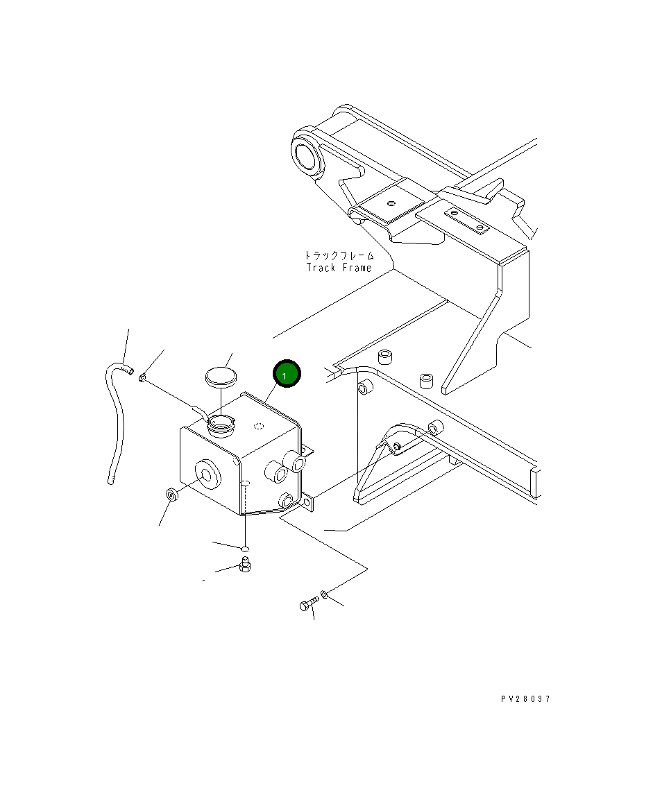 Бак 8298-70-2312 Komatsu