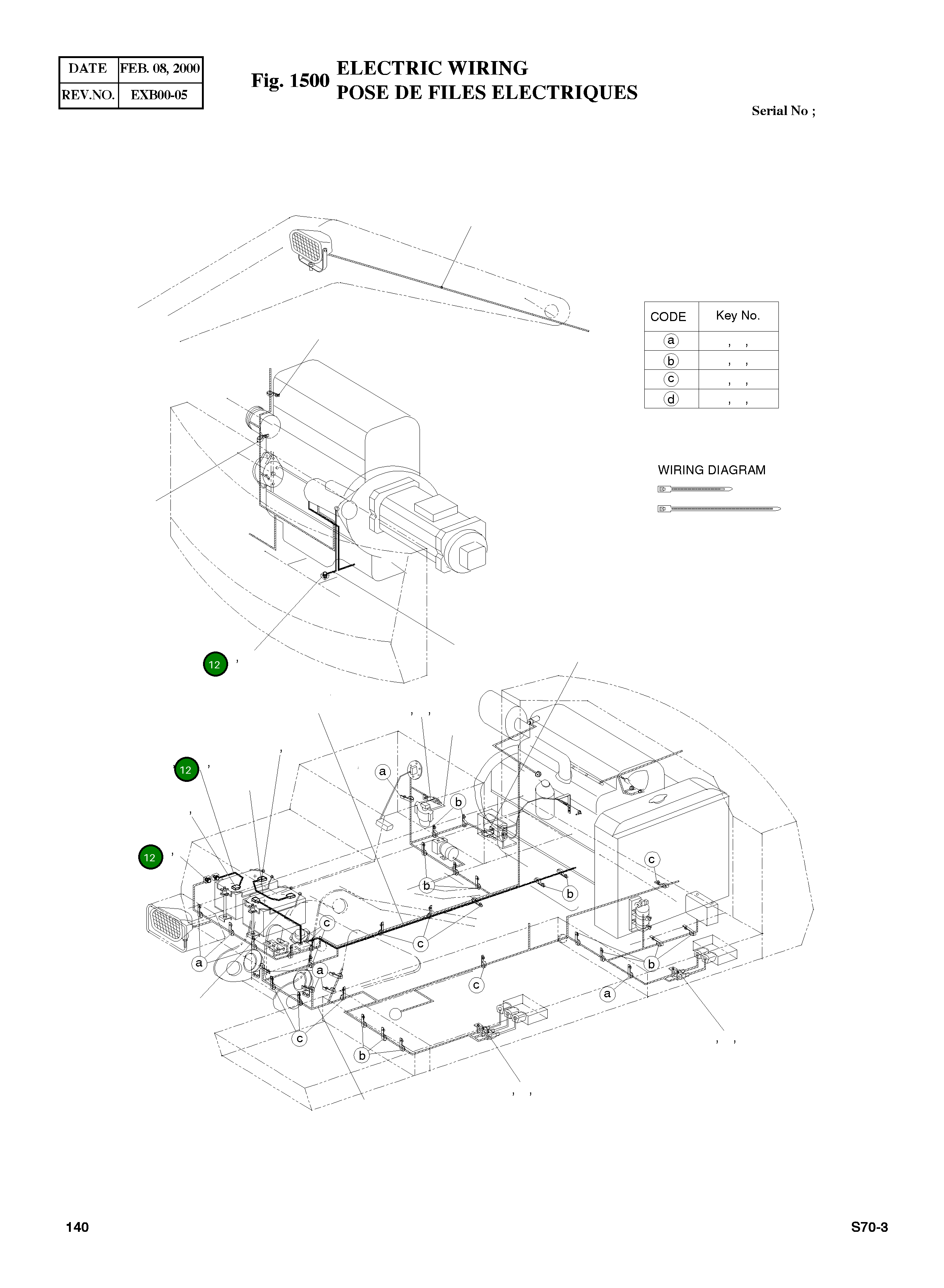Болт M10X1.5X16 S0511653 Komatsu