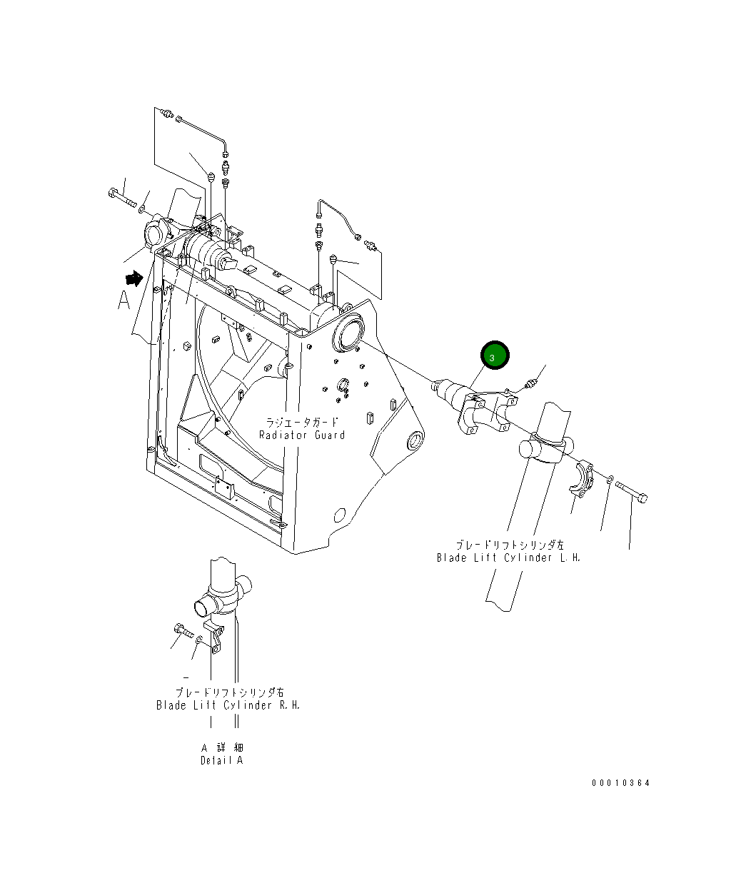 Вилка 198-61-52132 Komatsu