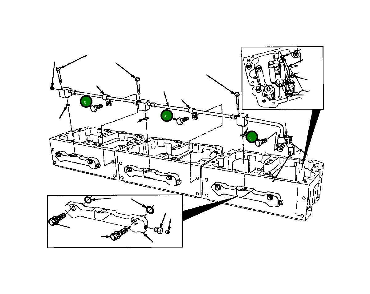 Болт (3/8 - 16x3/4 INCH) 1307 465 H1 Komatsu