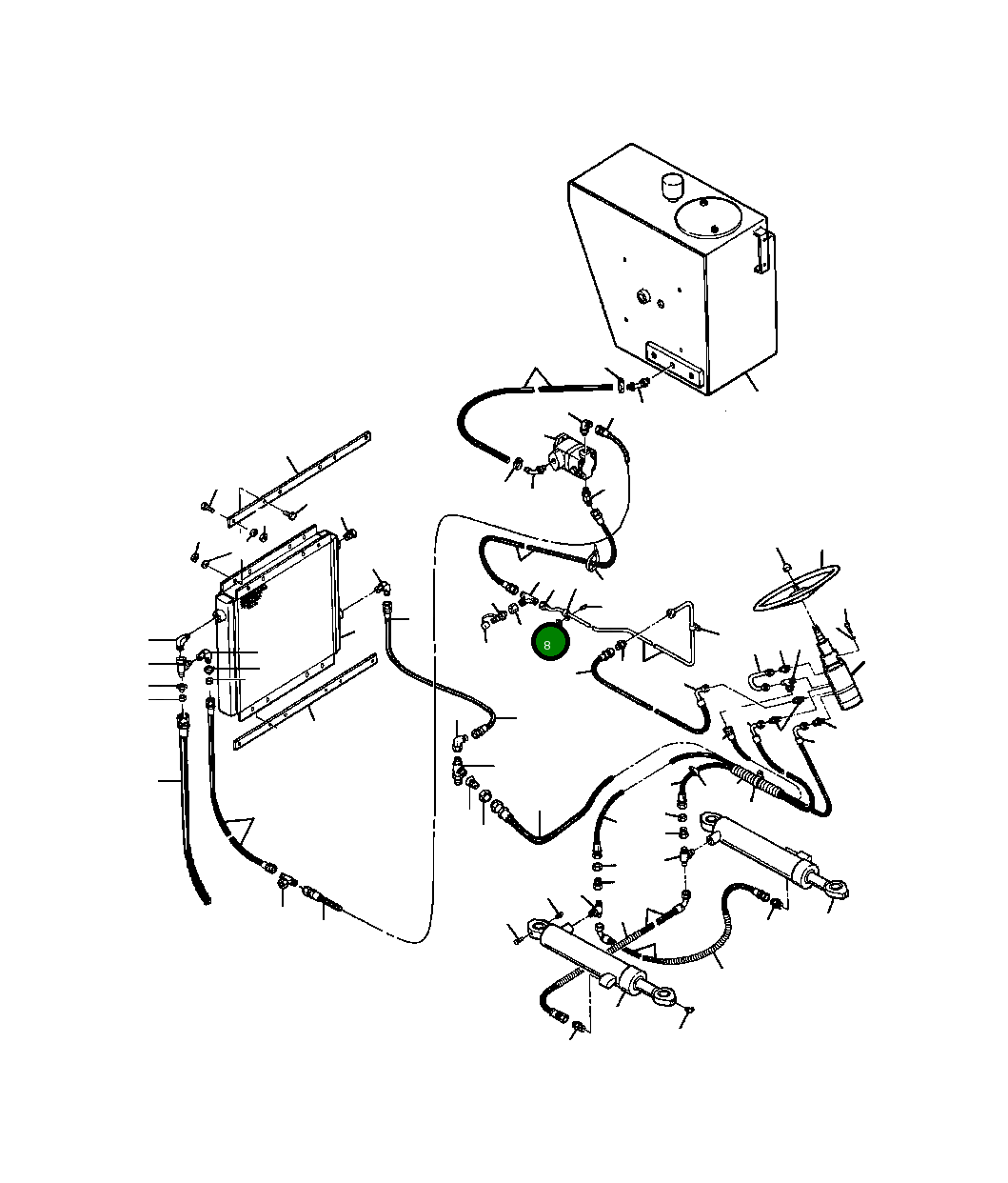 Адаптер 162 078 Komatsu