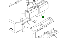 Аккумулятор WET, заряженный 1269 029 H1 Komatsu
