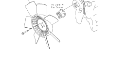 Вентилятор охлаждения 600-623-6510 Komatsu