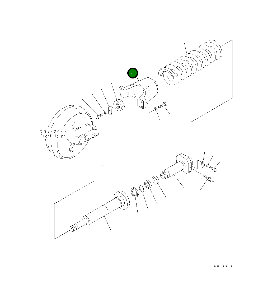 Вилка 208-30-68420 Komatsu