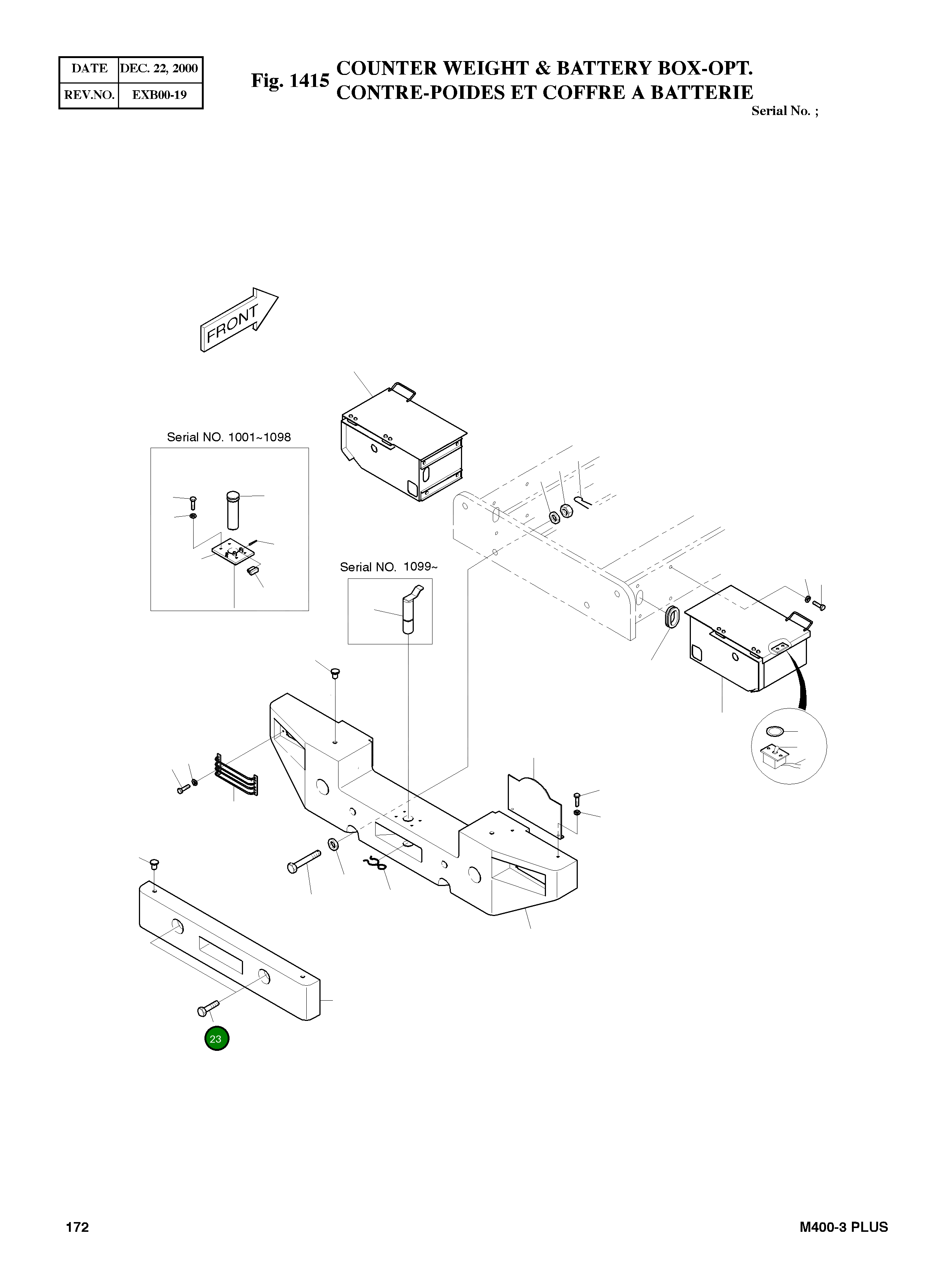 Болт M39X3.0X441 2120-1246D10 Komatsu