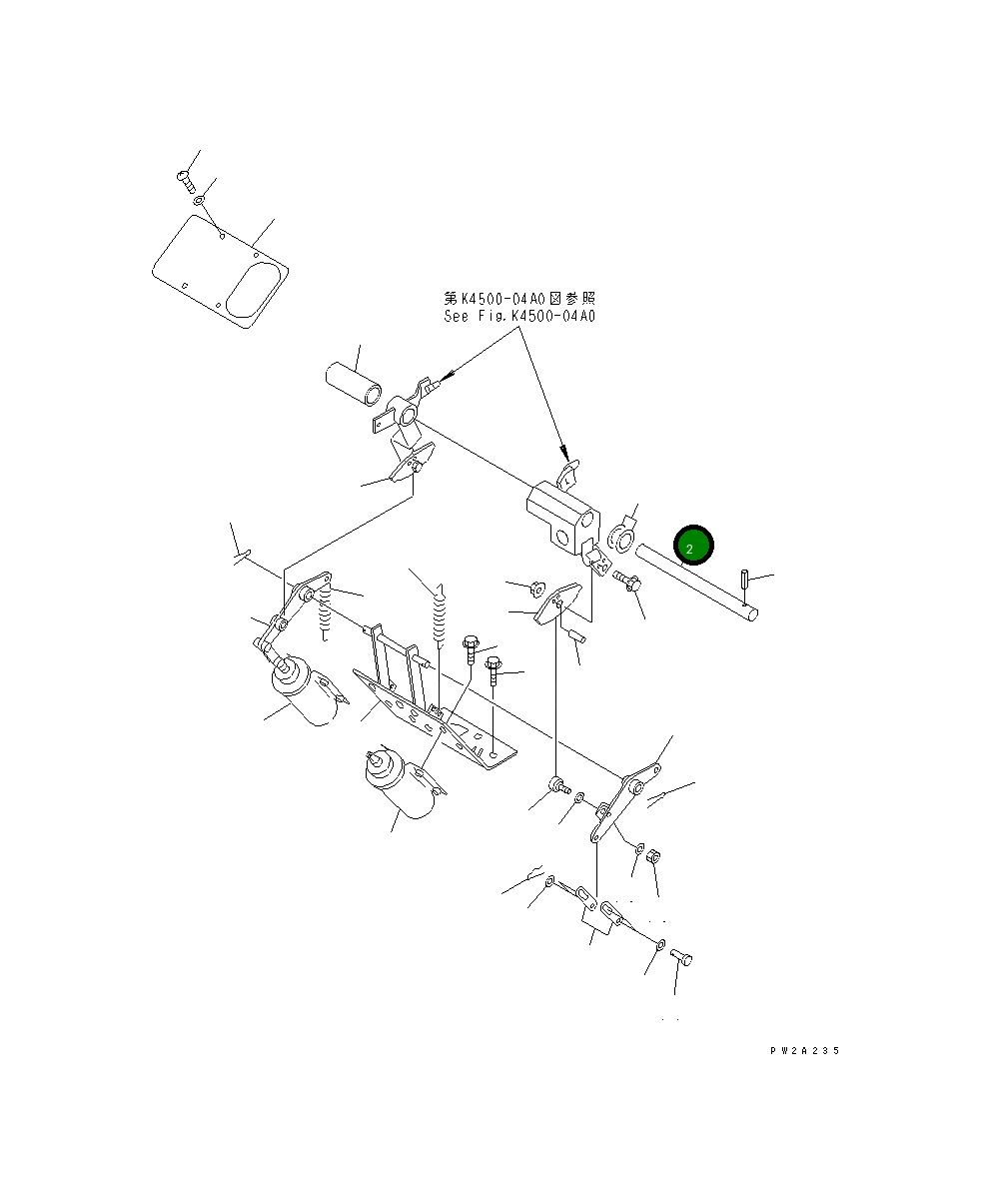 Вал 421-43-28210 Komatsu