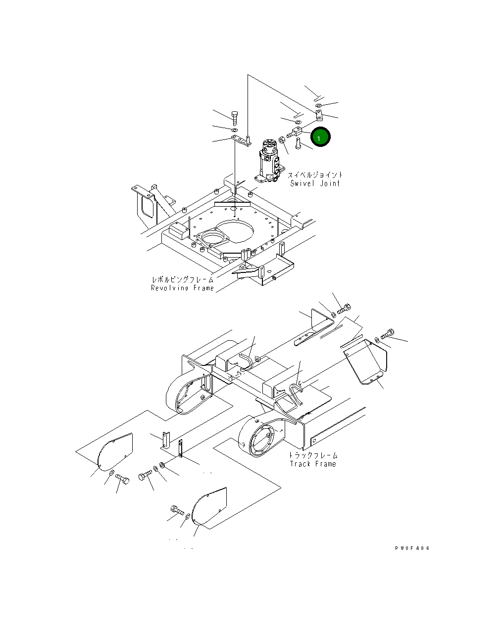 Вилка 10B-62-12100 Komatsu