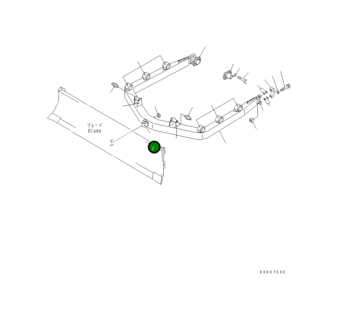 Вал 14G-926-5230 Komatsu