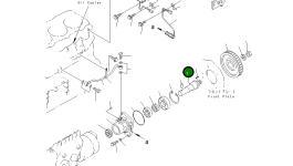 Вал 6222-75-3510 Komatsu