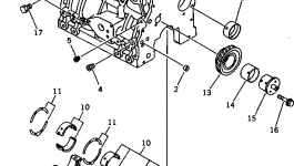 Шестерня YM129189-25100 Komatsu