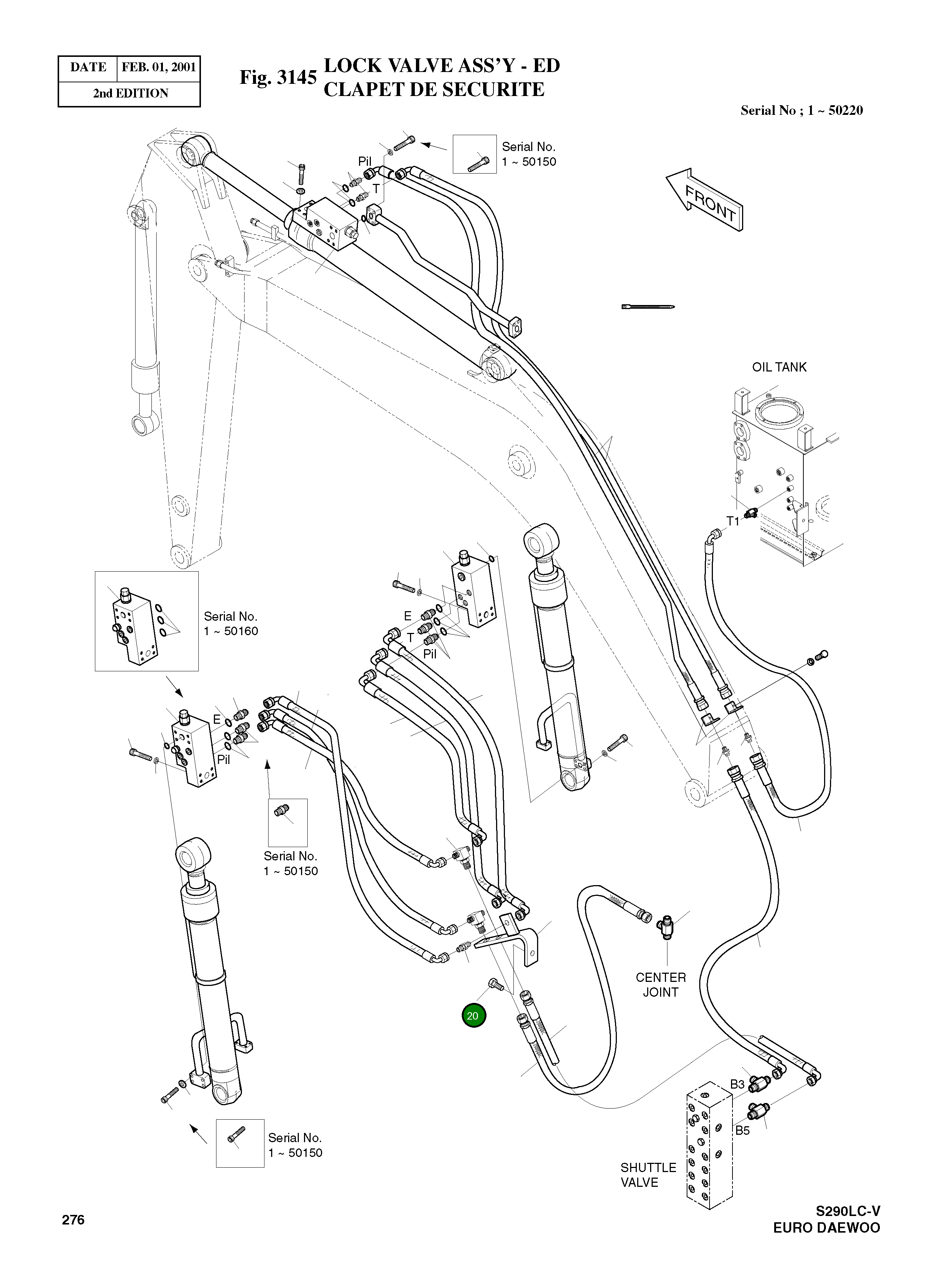 Болт M12X1.75X75 S0561263 Komatsu