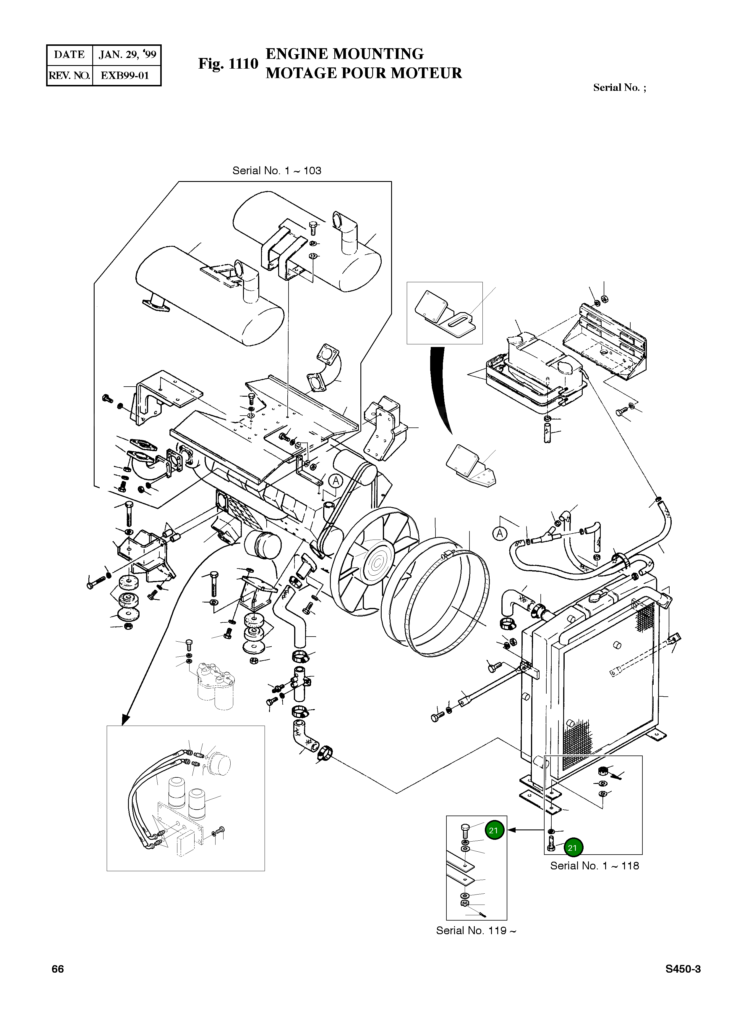 Болт M16X2.0X70 2120-1035D13 Komatsu