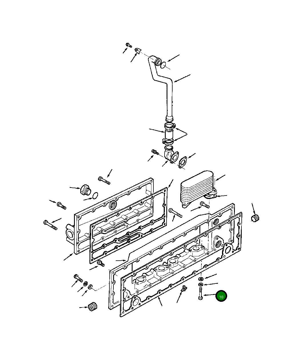 Болт (3/8 - 24x3 1/2 INCH) 1307 839 H1 Komatsu